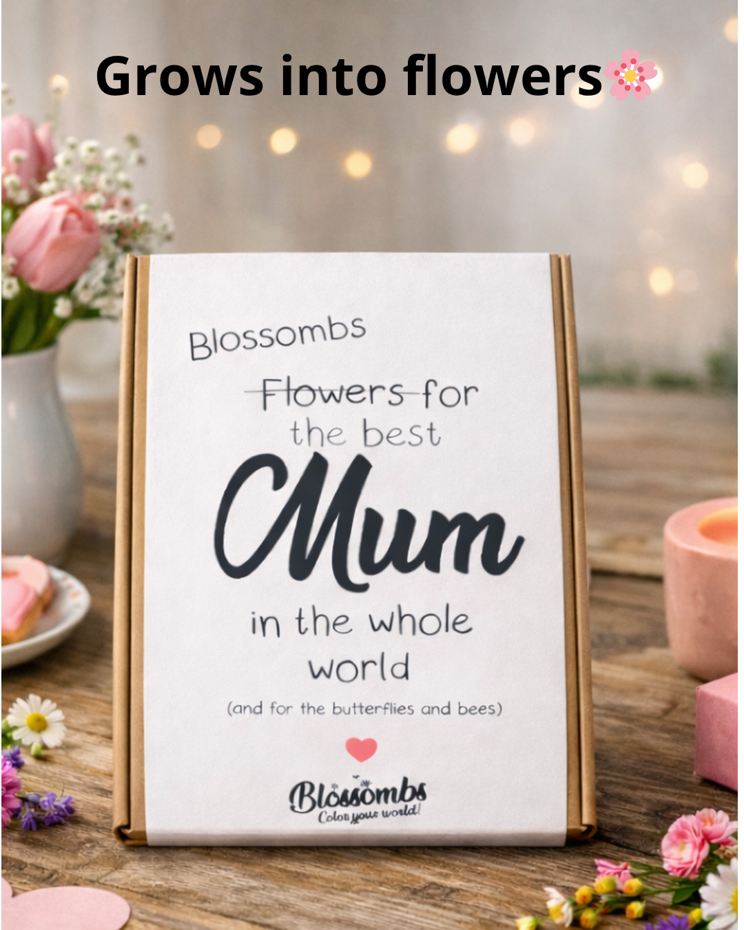 Blossombs Villikukkien Siemenpallot - Lahjapakkaus (4 kpl)