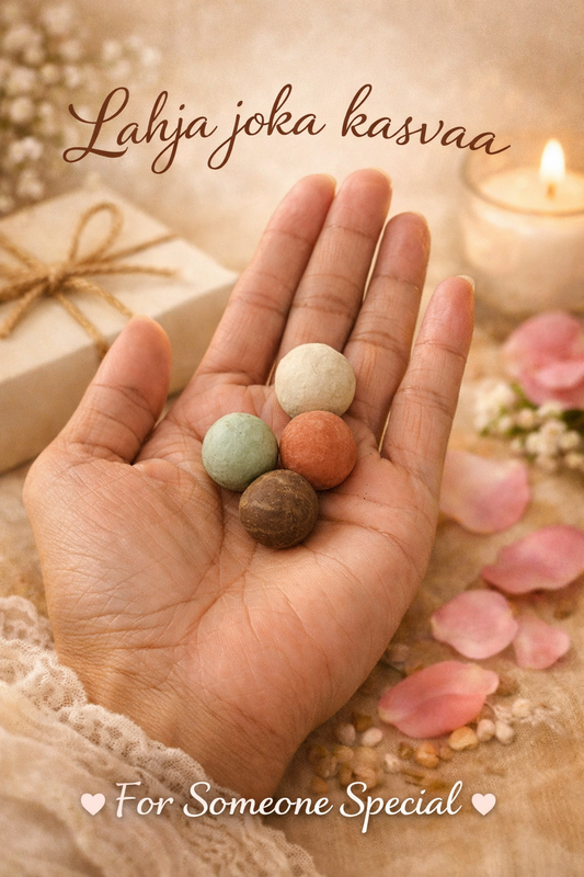 Siemenpallot lahjapakkauksessa (4 kpl) – Valonlehti