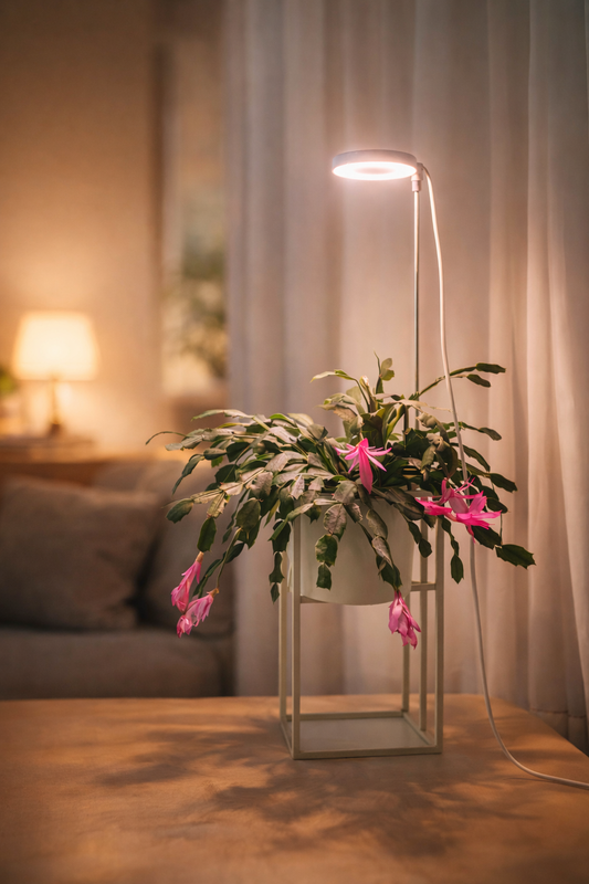 LED kasvivalo jalustalla ajastimella – täysi spektri | Valonlehti